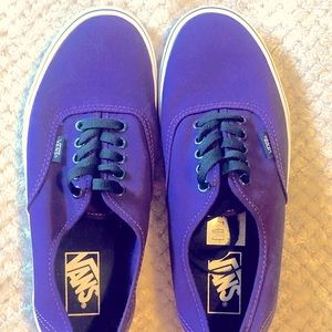 Women’s Size 9 Dark Purple and Black Vans